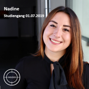 Nadine, Studiengang 01.07.2019